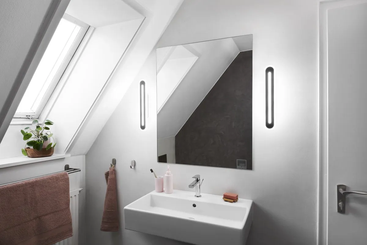 LEDVANCE Armatuur BATHROOM DECORATIVE CEILING WIFI 17W - Tunable White - Zwart