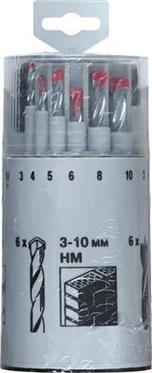 KWB Borenset HSS 6x Steen 18-delig - 6 mm