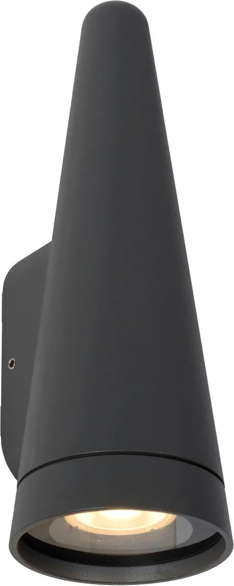 Lucide WIZARD Wandlamp LED GU10 IP54 - Antraciet