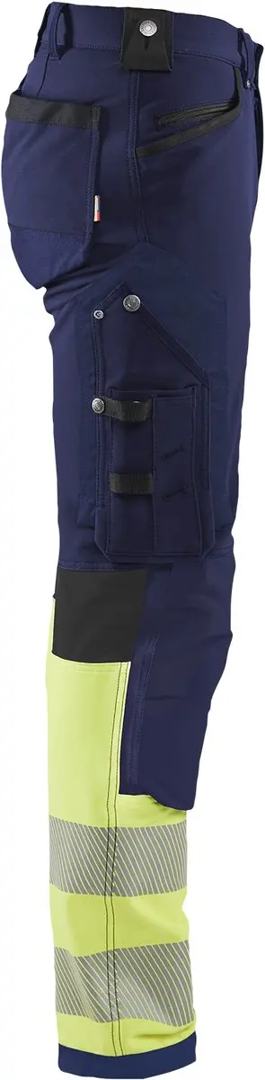 Blåkläder 1193-1642 Werkbroek - Marine/High Vis Geel - Maat 88