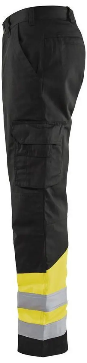 Blåkläder Werkbroek 1564-1811 High Vis - 92 - Zwart/Geel - afbeelding 6 van 6