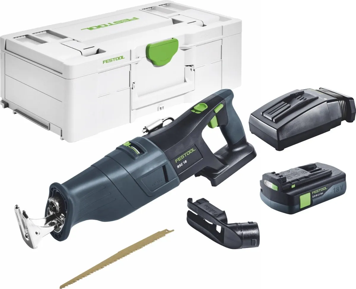 Festool RSC 18 EB-Basic Reciprozaag 18V - 3,0Ah Accu