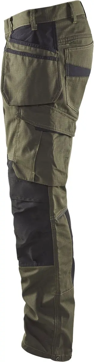 Blåkläder Service Werkbroek 1496-1330 - 112 - Groen/Zwart