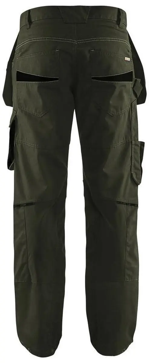 Blåkläder Service Werkbroek 1496-1330 - 112 - Groen/Zwart - afbeelding 6 van 6