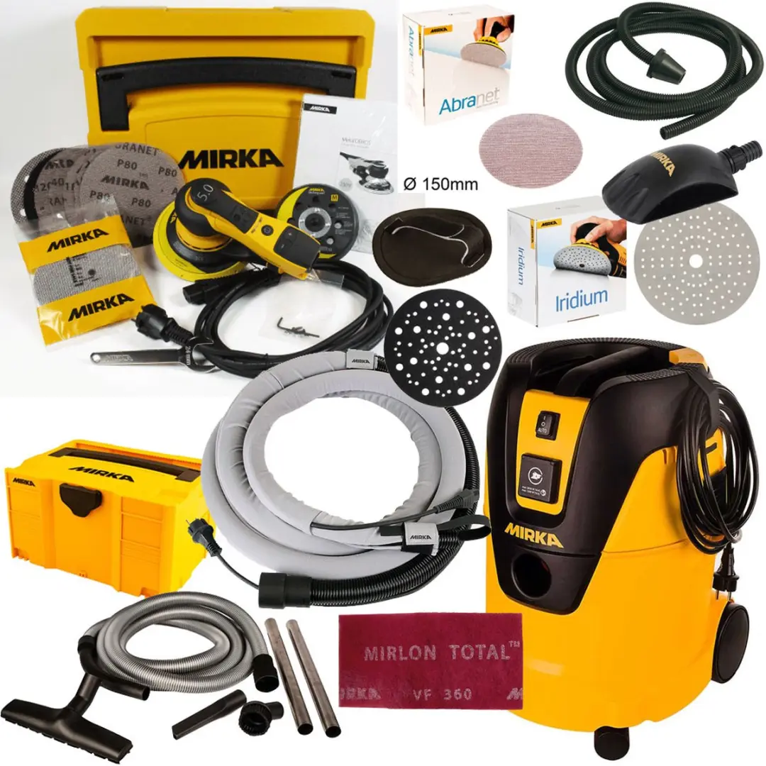 Mirka Deros 125 5mm Stofzuigerkit