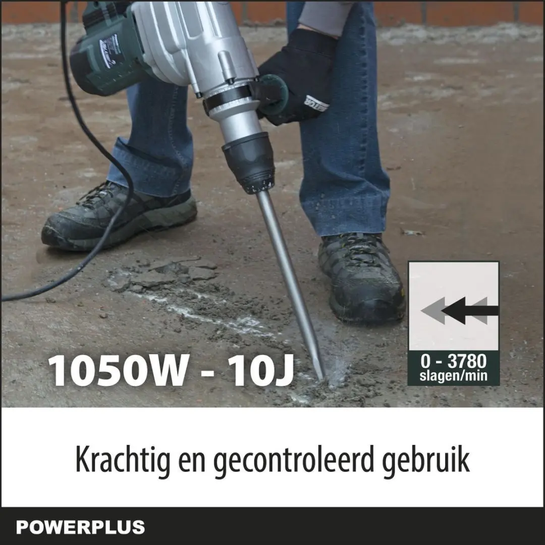 Powerplus POWP3030 Elektrische Klopboormachine 1050W - SDS-plus - 10J