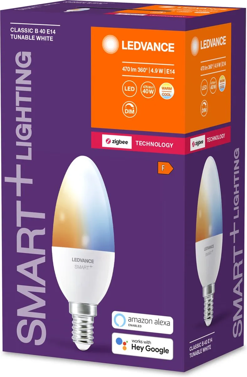LEDVANCE SMART+ Candle E14 Instelbaar Wit 5W