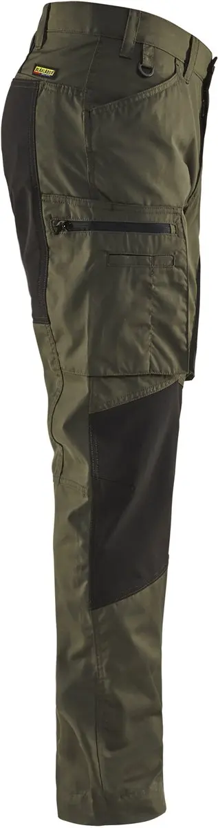 Blåkläder Service Werkbroek 1459-1845 D104 - Groen/Zwart