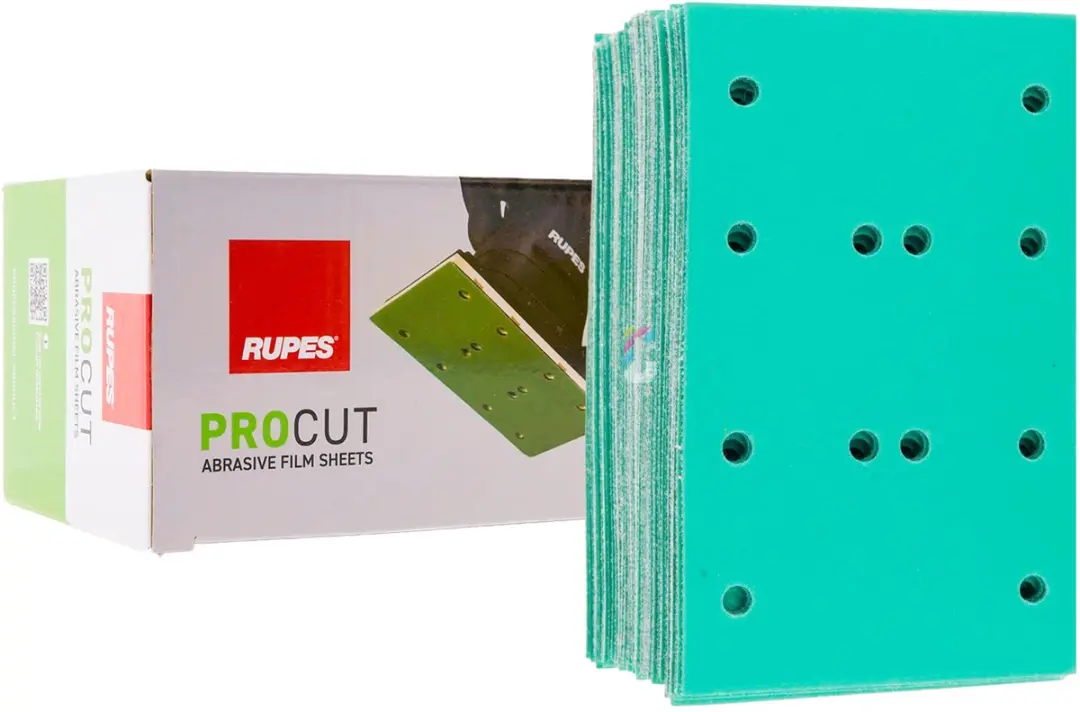Rupes ProCut 80x130mm - 12 Gaten P80 - 100 Stuks