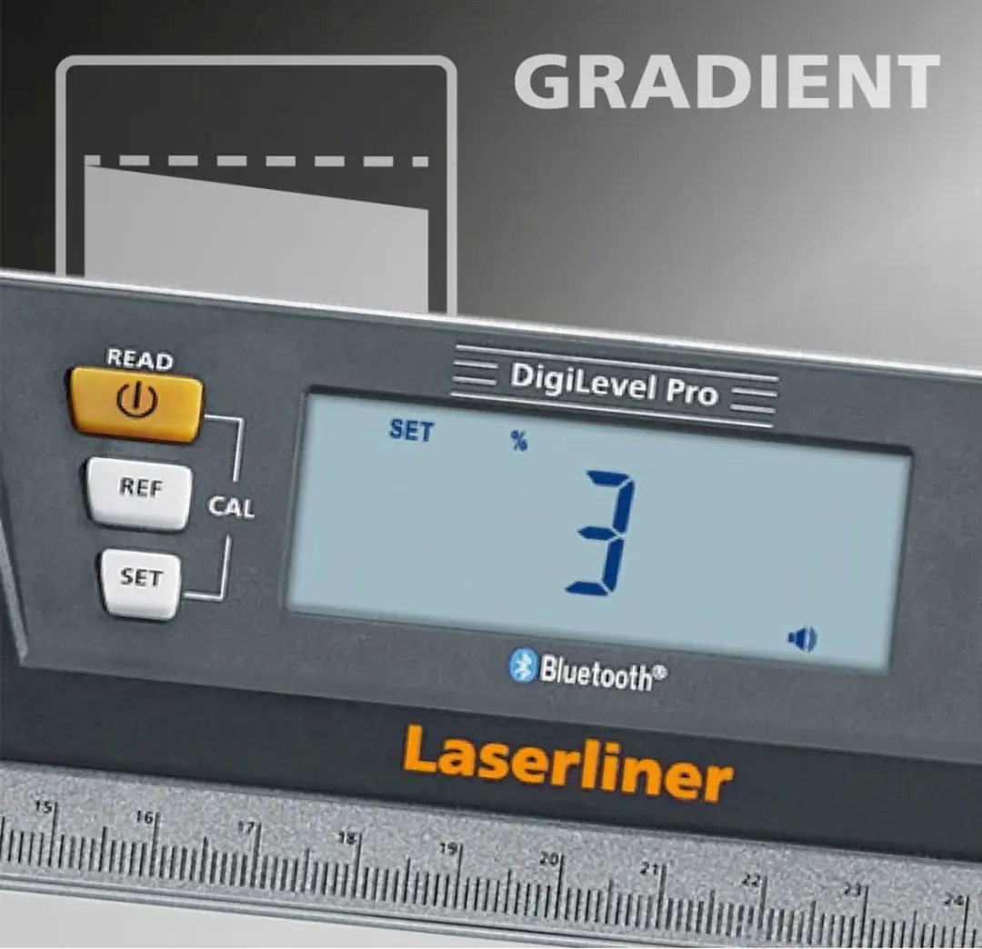 Laserliner DigiLevel Pro 60 Waterpas 081.271A - Zwart