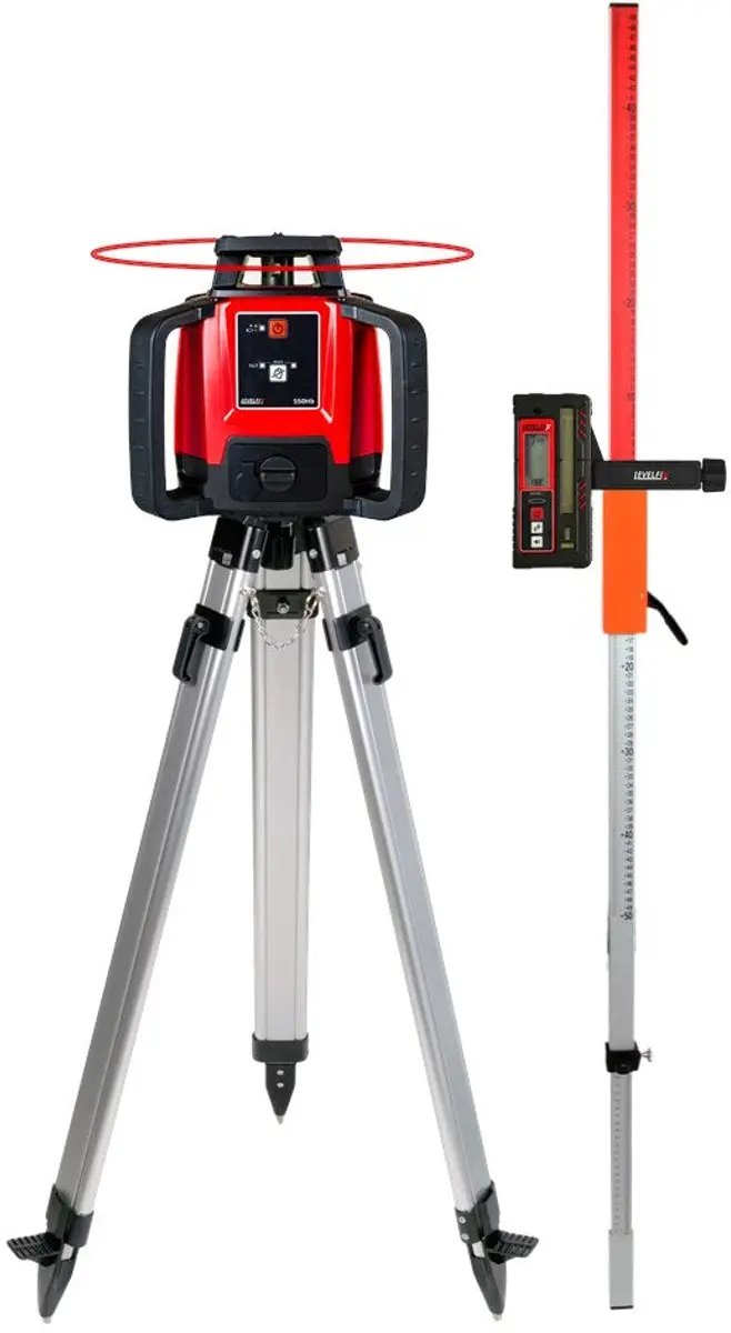 LEVELFIX 550Hb Set Bouwlaser Rood