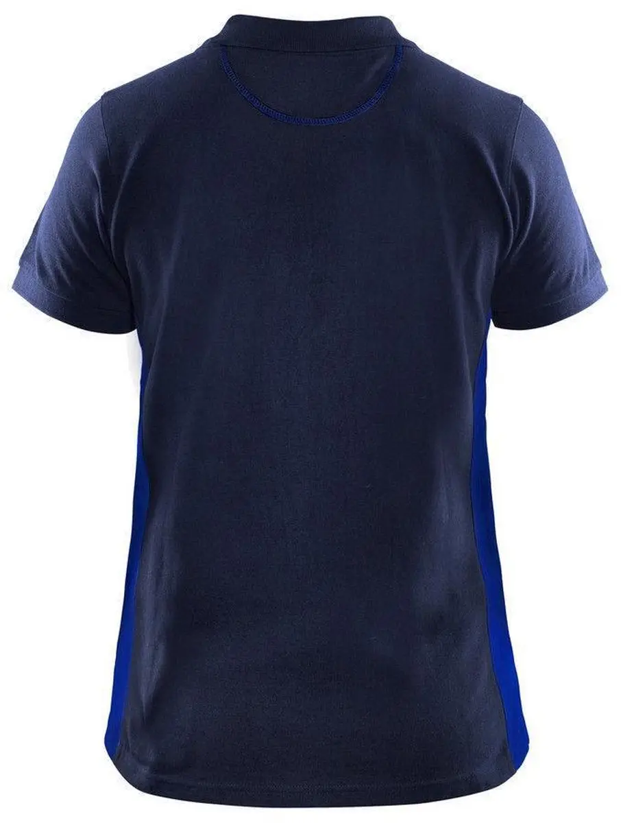 Blåkläder Dames Poloshirt Piqué 3390-1050 - Marineblauw/Korenblauw XL