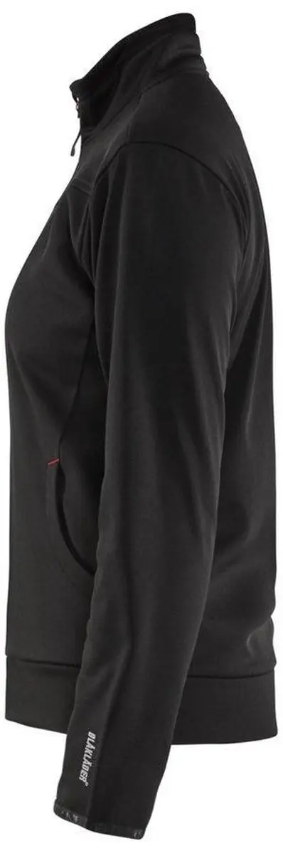 Blåkläder Dames Service Sweatshirt 3394-2526 - Zwart/Rood XS