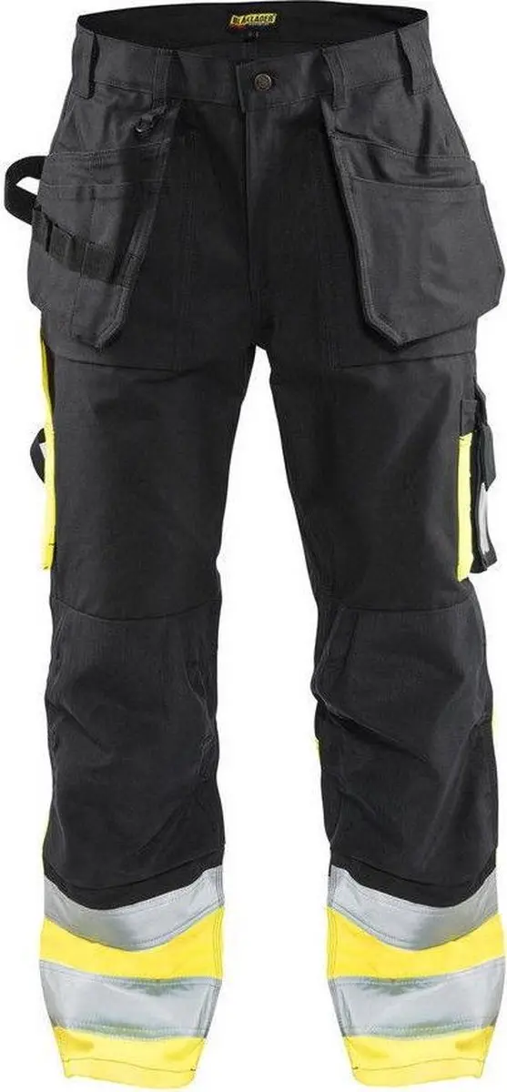 Blåkläder Werkbroek High Vis 1529-1860 D128 - Zwart/Geel