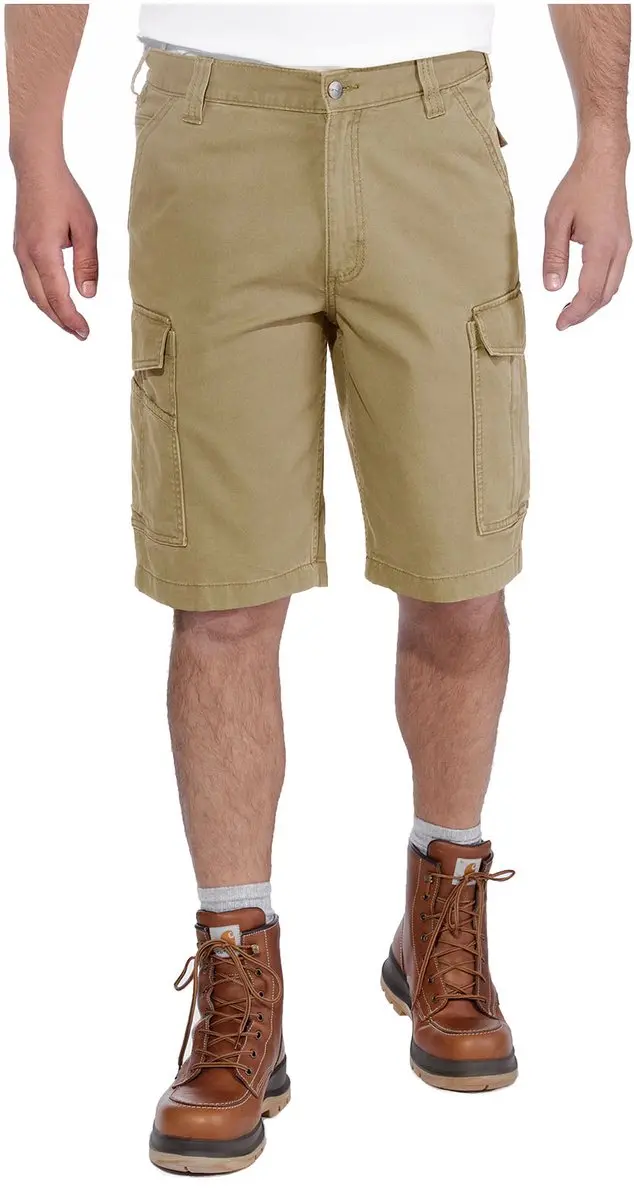 Carhartt Rugged Flex Canvas Cargo Short - L - Donker Khaki