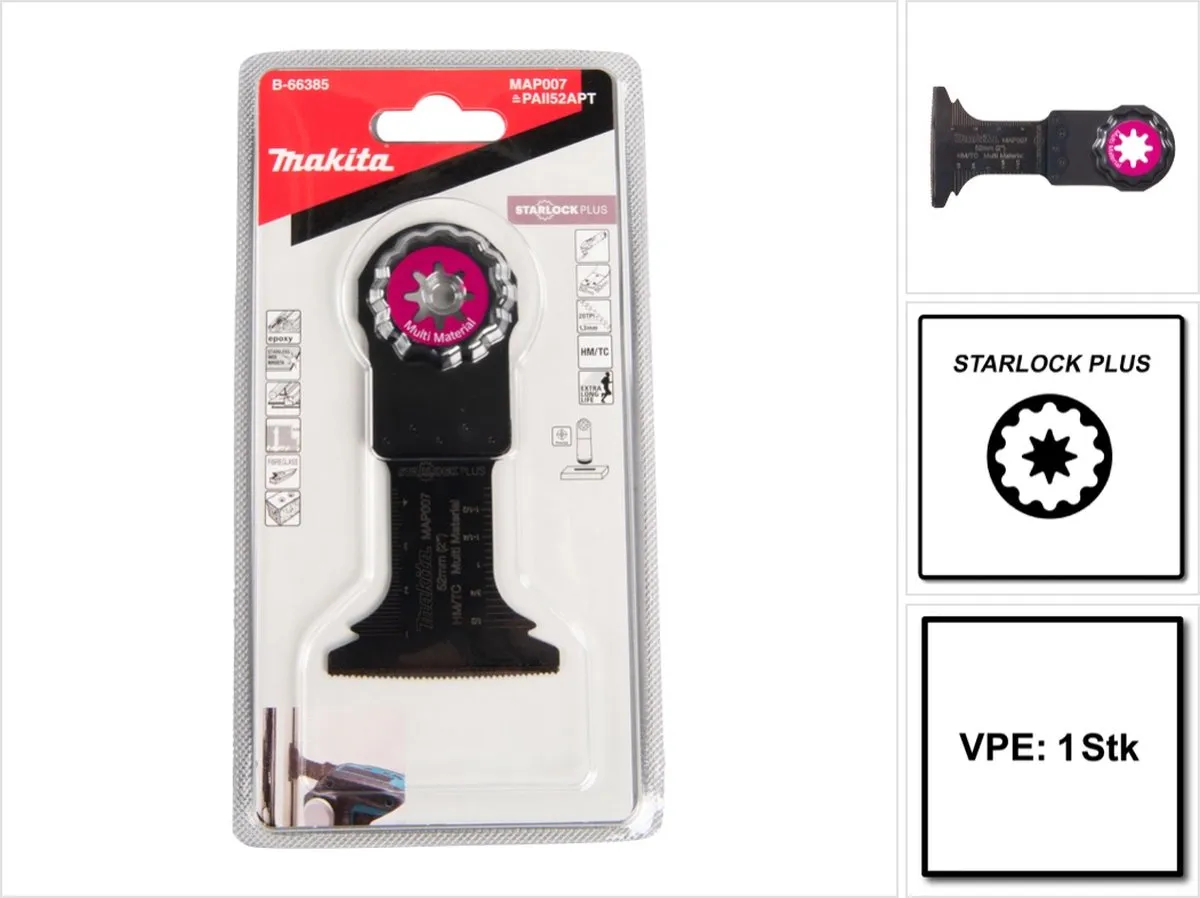Makita MAP007 Invalzaagblad Metaal 52mm - B-66385