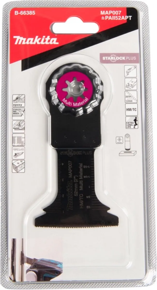 Makita MAP007 Invalzaagblad Metaal 52mm - B-66385