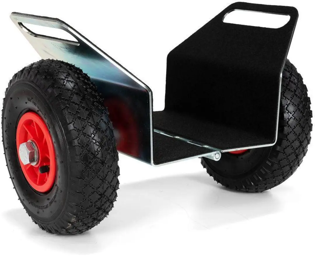 Delma Handycar Transportwagen 70mm 008070 LB - Zilver/Zwart/Rood