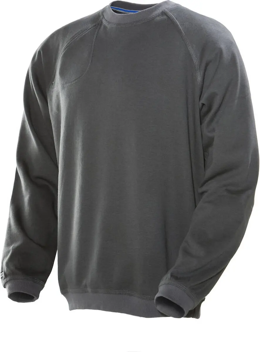 Jobman 5122 Roundneck Sweatshirt Donkergrijs XXL