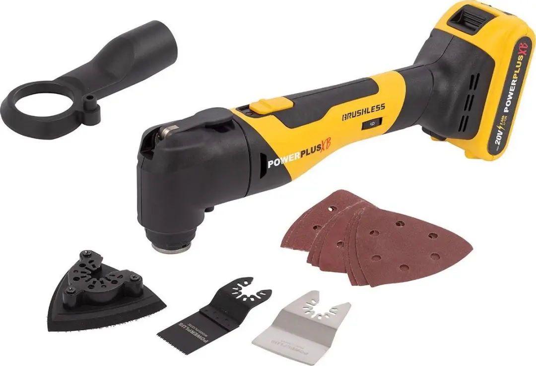 Powerplus POWXB40020 Accu Multitool 20V - 2000mAh - 14-delig