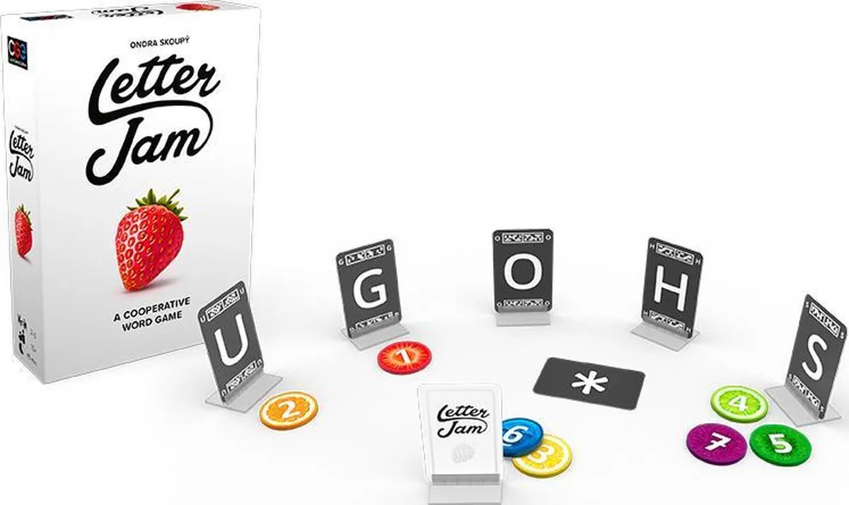 Asmodee Letter Jam Bordspel CGE00052 - 2-6 Spelers