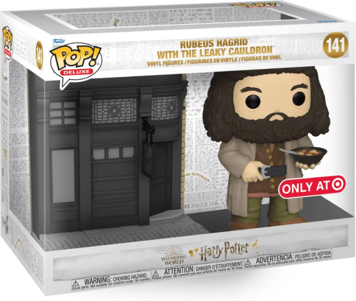 Funko Harry Potter POP! Deluxe Diagon Alley The Leaky Cauldron met Hagrid 58134 - 9cm
