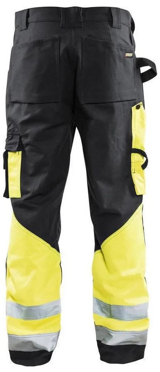 Blåkläder Werkbroek High Vis 1529-1370 C64 - Zwart/High Vis Geel