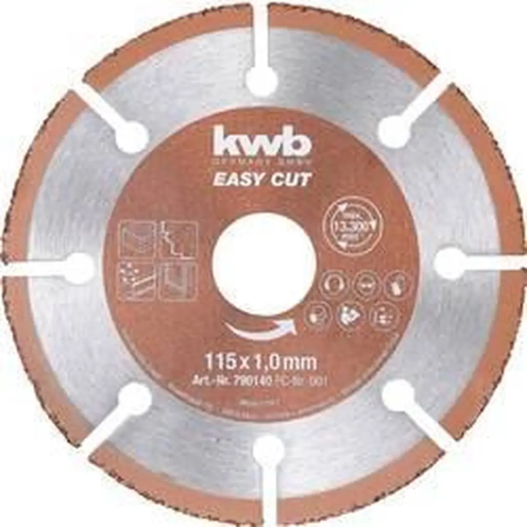 KWB 790140 Doorslijpschijf 115mm