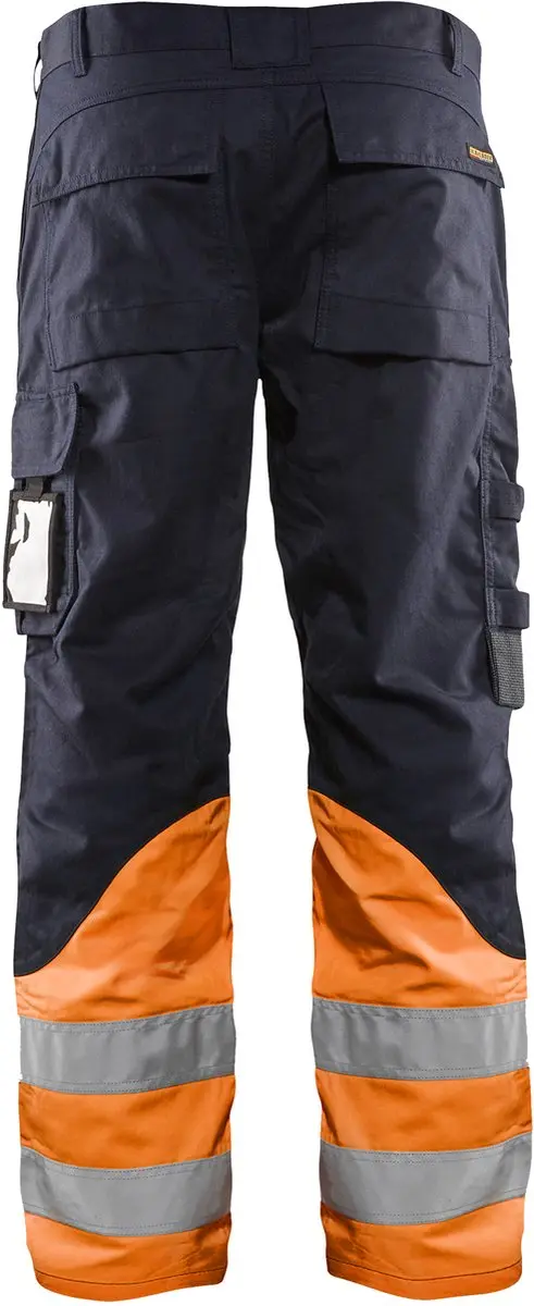 Blåkläder Multinorm Werkbroek 1488-1513 D124 - Marineblauw/Oranje