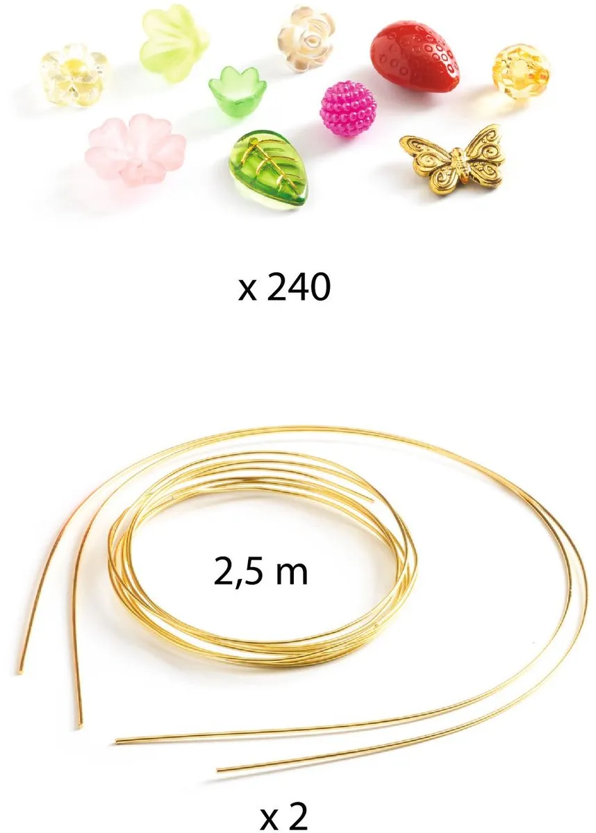 Djeco Tiara Knutselset DJ00039 - Multicolor - afbeelding 2 van 2
