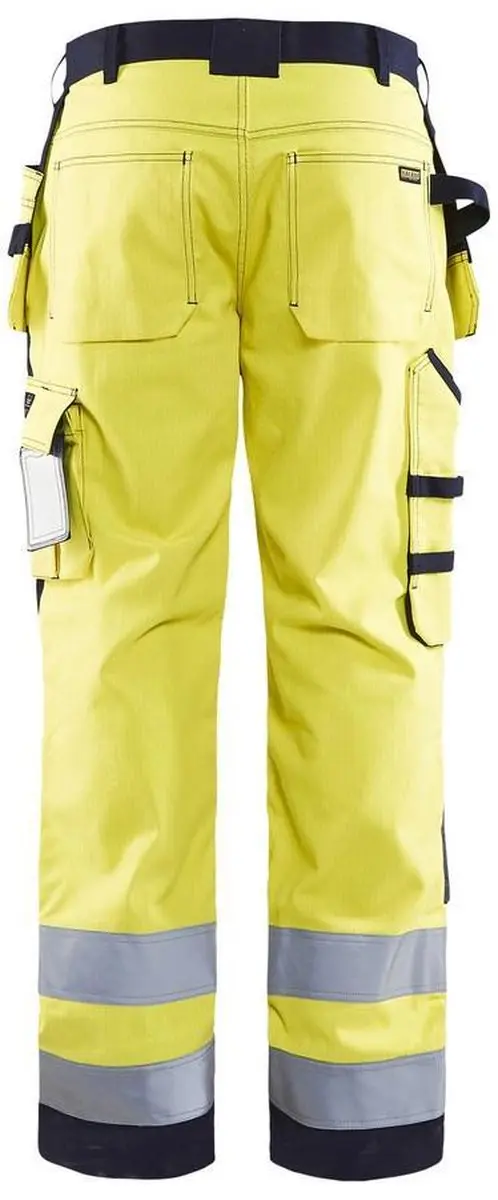 Blåkläder Multinorm Werkbroek 1579-1514 - 52 - High Vis Geel/Marineblauw