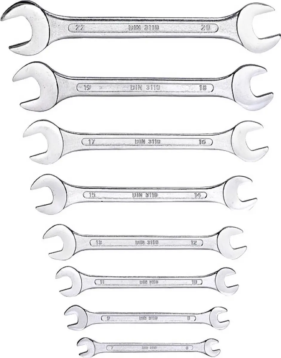 KWB 470390 Dubbele Steeksleutelset 6-22mm