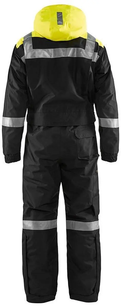 Blåkläder Winteroverall 6787-1977 104 - Zwart/High Vis Geel
