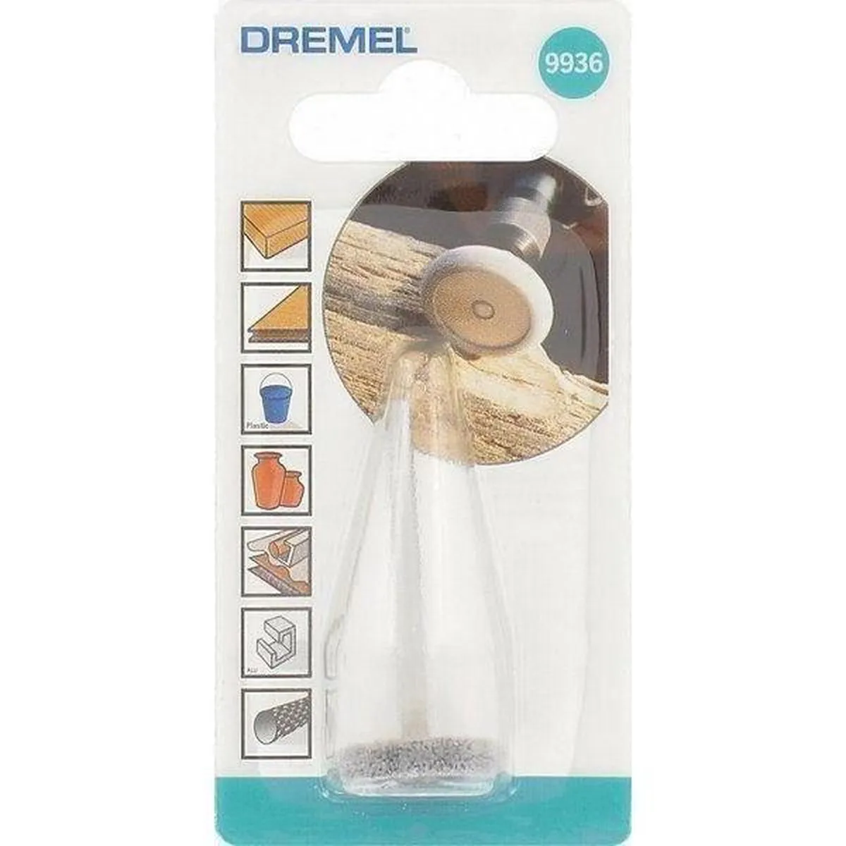 Dremel 9936 Hardmetaal Stiftfrees Schijfvormig 19mm