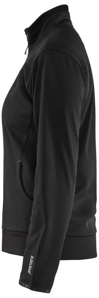 Blåkläder Dames Service Sweatshirt 3394-2526 - Zwart/Donkergrijs XL