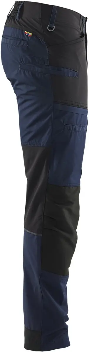 Blåkläder Service Werkbroek 1456-1845 D100 - Donker marineblauw/Zwart