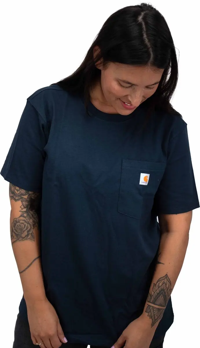 Carhartt Dames Werkshirt T-Shirt - XL - Zwart