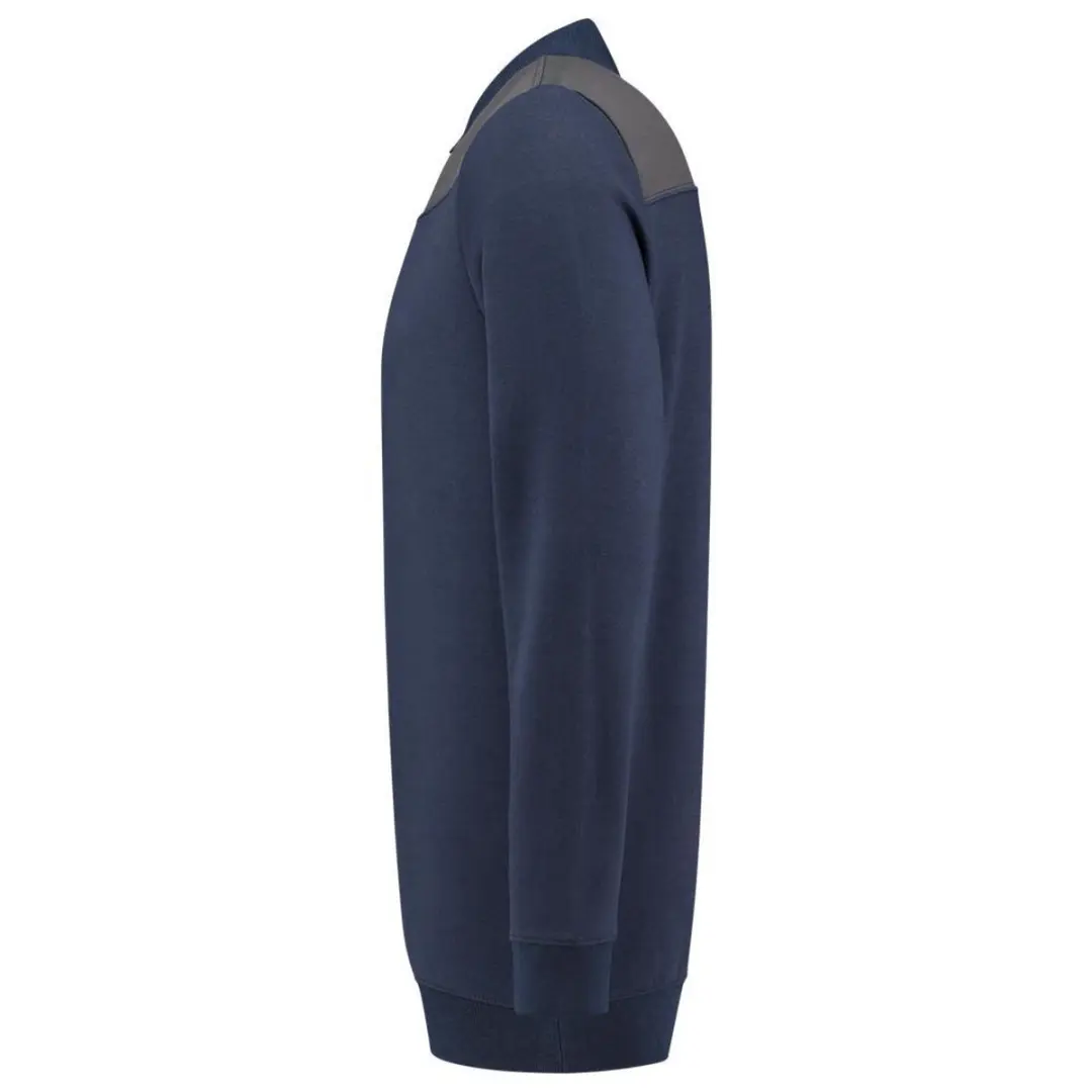 Tricorp Polosweater Bicolor - Inkt/Donkergrijs M