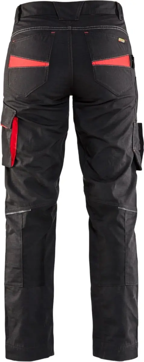 Blåkläder Dames Service Werkbroek 7195-1330 - C42 - Zwart/Rood