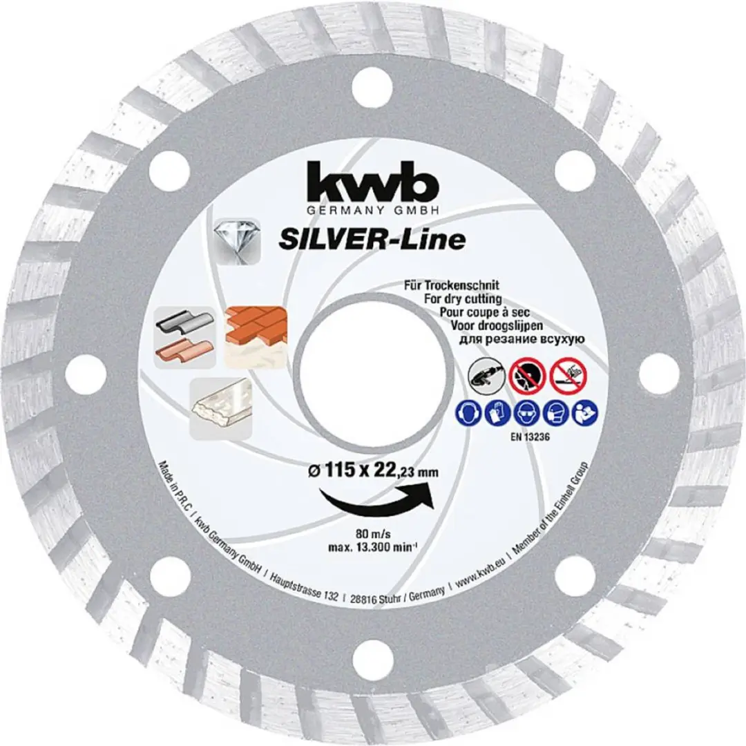 KWB 797570 Diamanten Doorslijpschijf 125mm