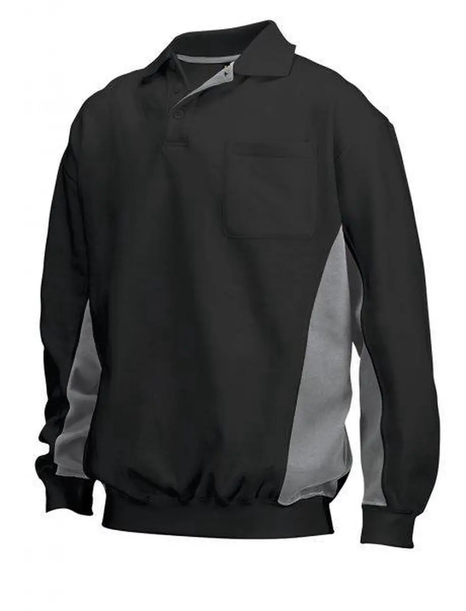 Tricorp 302001 Polosweater - Bicolor Wit/Donkergrijs - XS - afbeelding 6 van 6