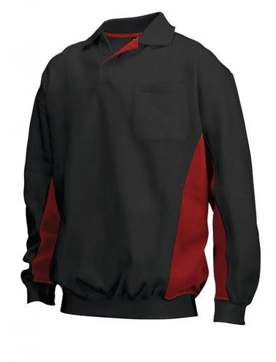 Tricorp 302001 Polosweater - Bicolor Wit/Donkergrijs - XS