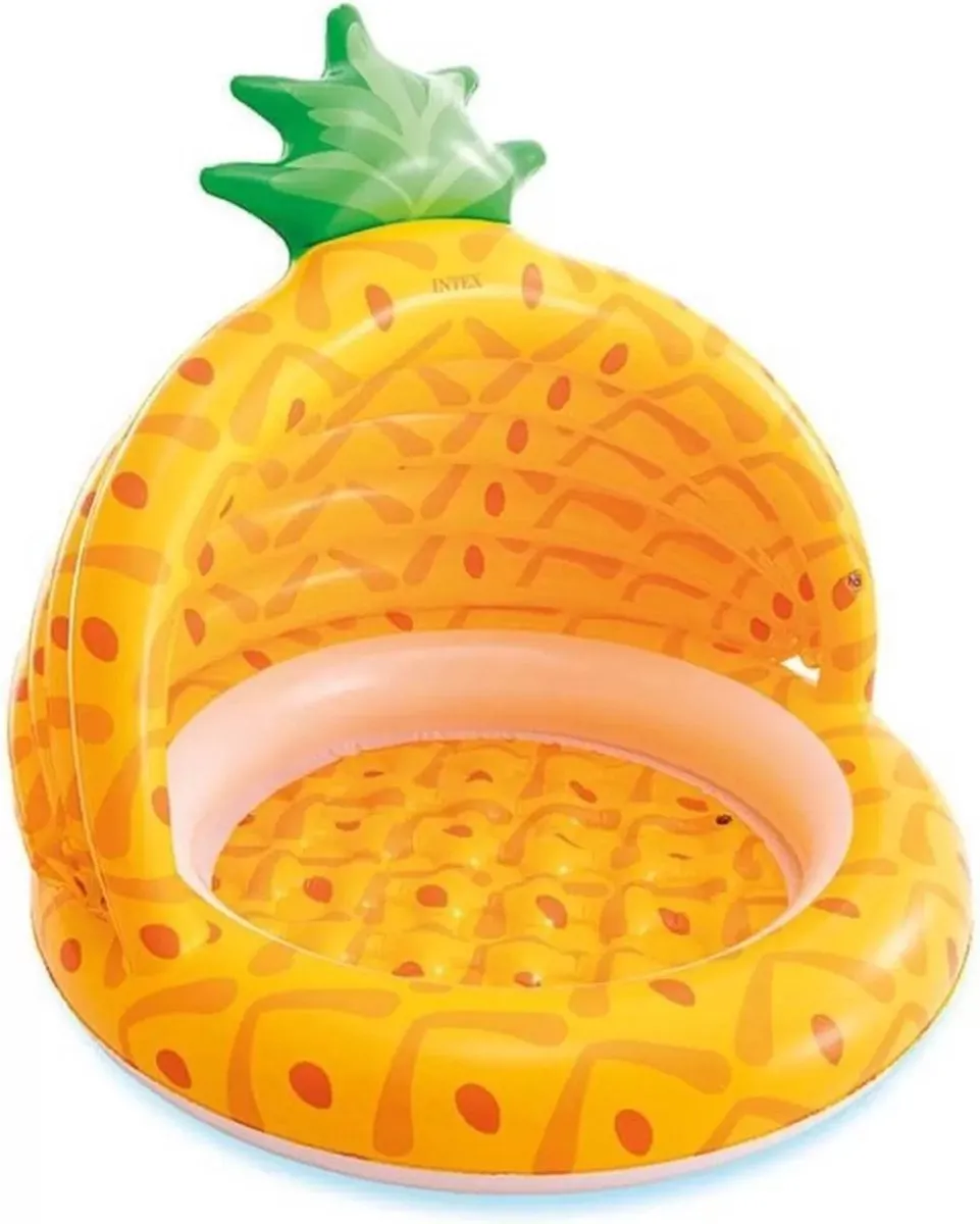Intex Opblaaszwembad Ananas 102x94cm - Oranje