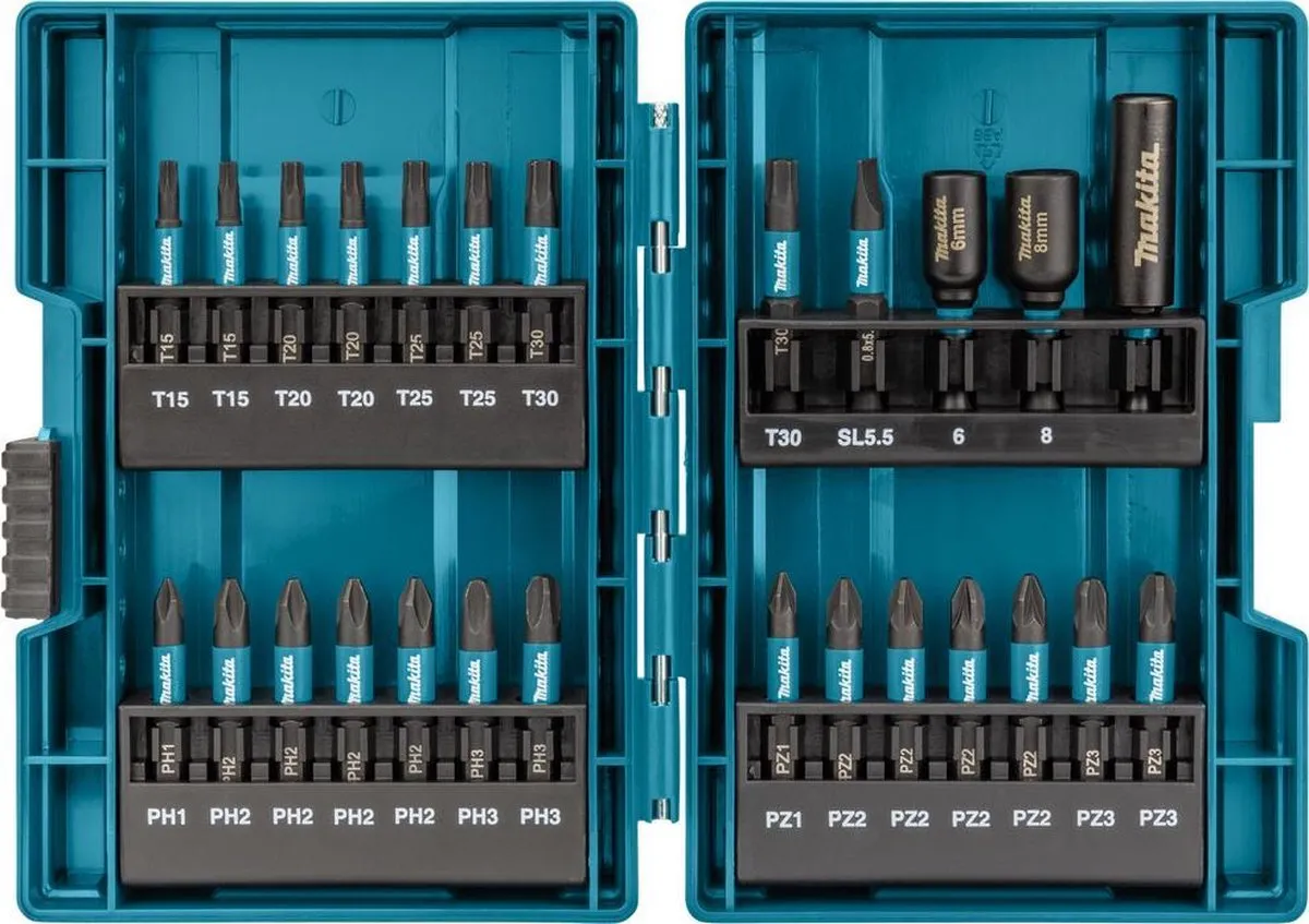 Makita Impact Black 90-delige Bitset E-03109