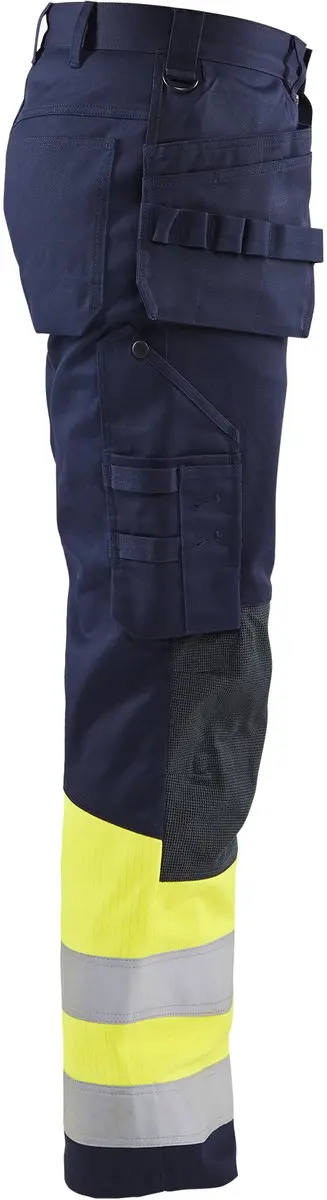 Blåkläder Multinorm Werkbroek 1479-1514 - 146 Marine/High Vis Geel