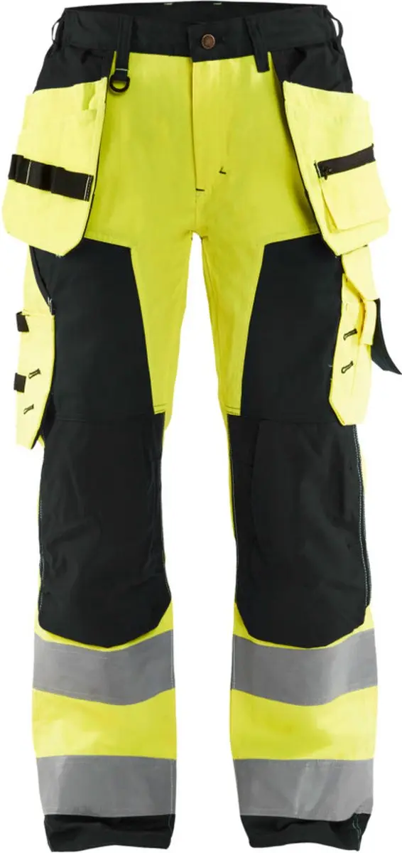 Blåkläder Dames Werkbroek High Vis Geel/Zwart 7156-1811