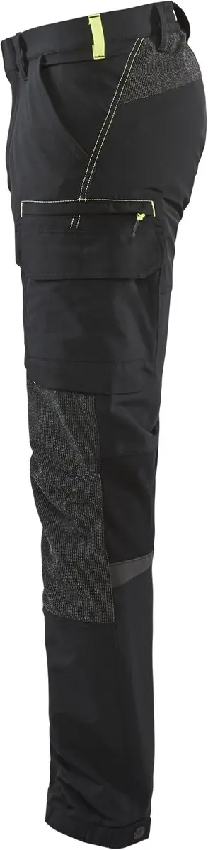 Blåkläder Service Werkbroek 1422-1645 D104 - Zwart/High Vis Geel