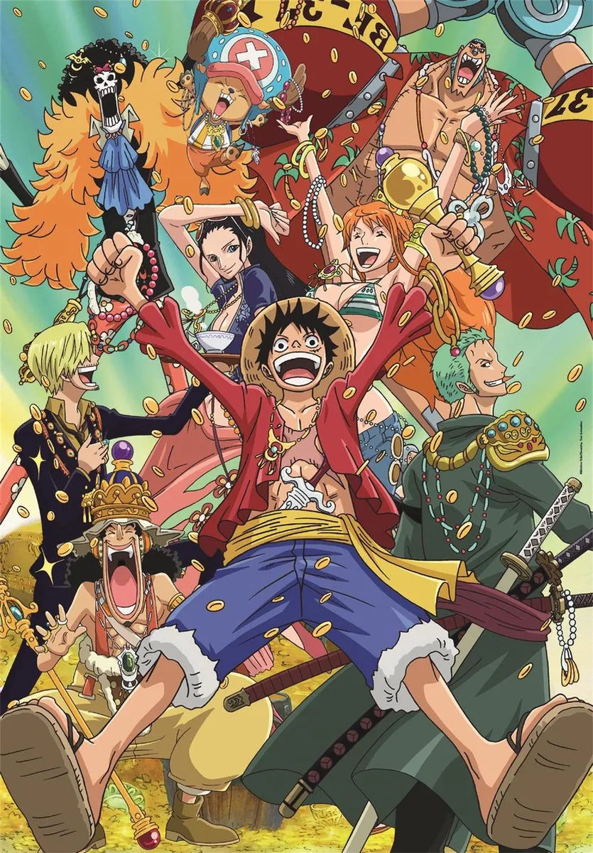 Clementoni One Piece Anime Puzzel 1000 Stuks - Multicolor
