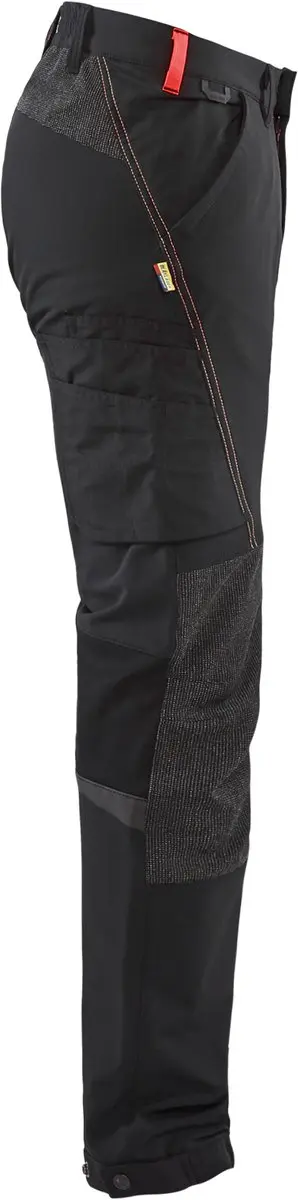 Blåkläder Service Werkbroek 1422-1645 - C50 - Zwart/Rood