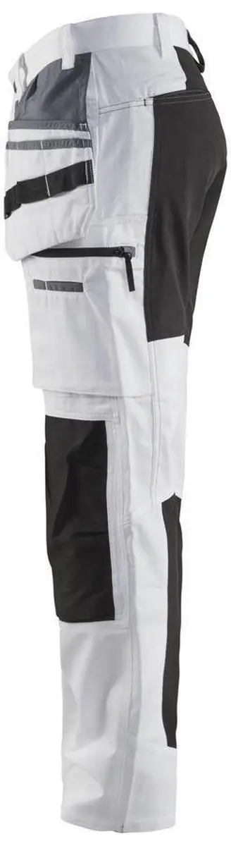 Blåkläder Schilders Werkbroek 1910-1000 - Wit/zwart